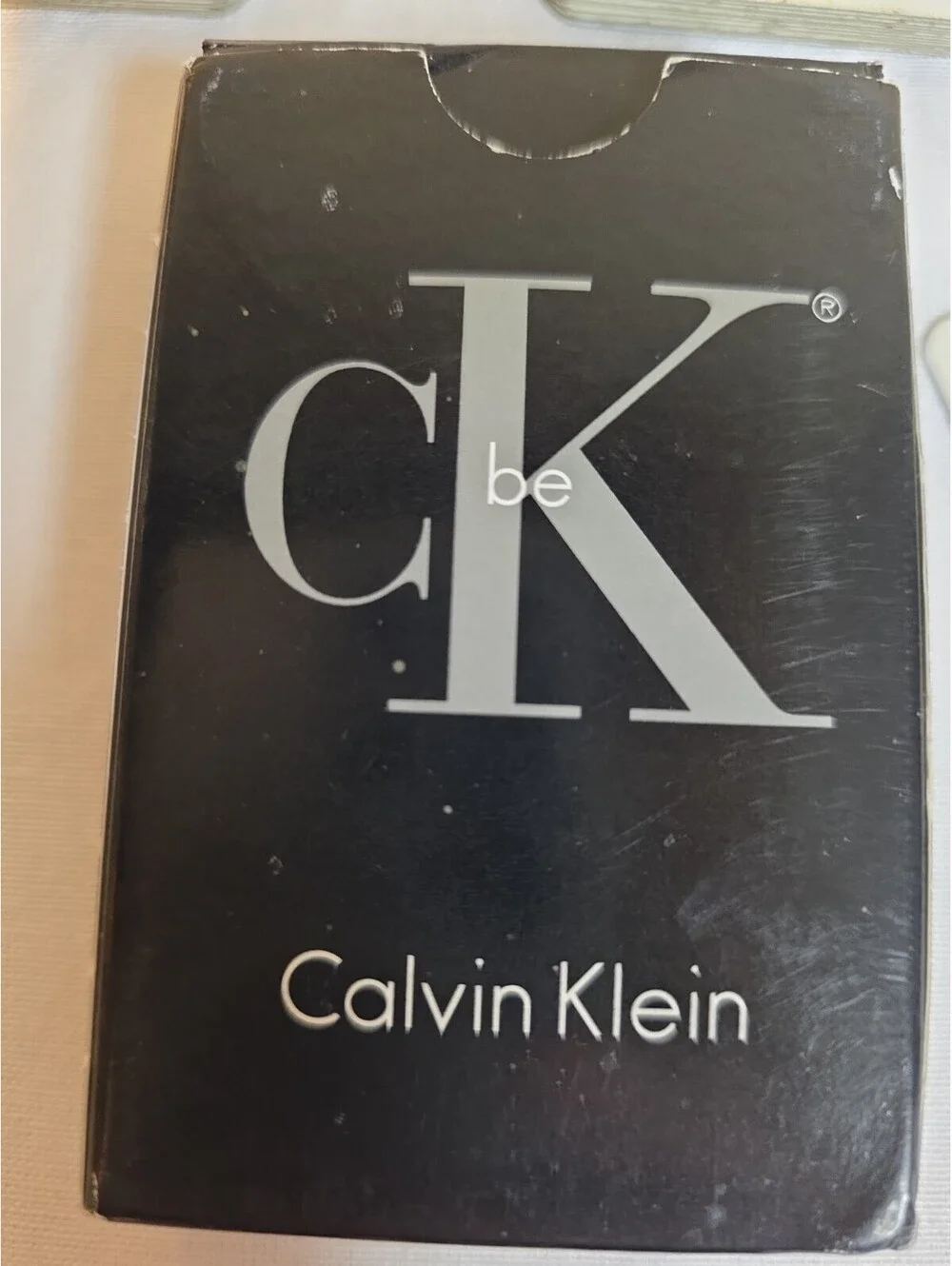 Calvin Klein Be Playing Cards COMPLETE